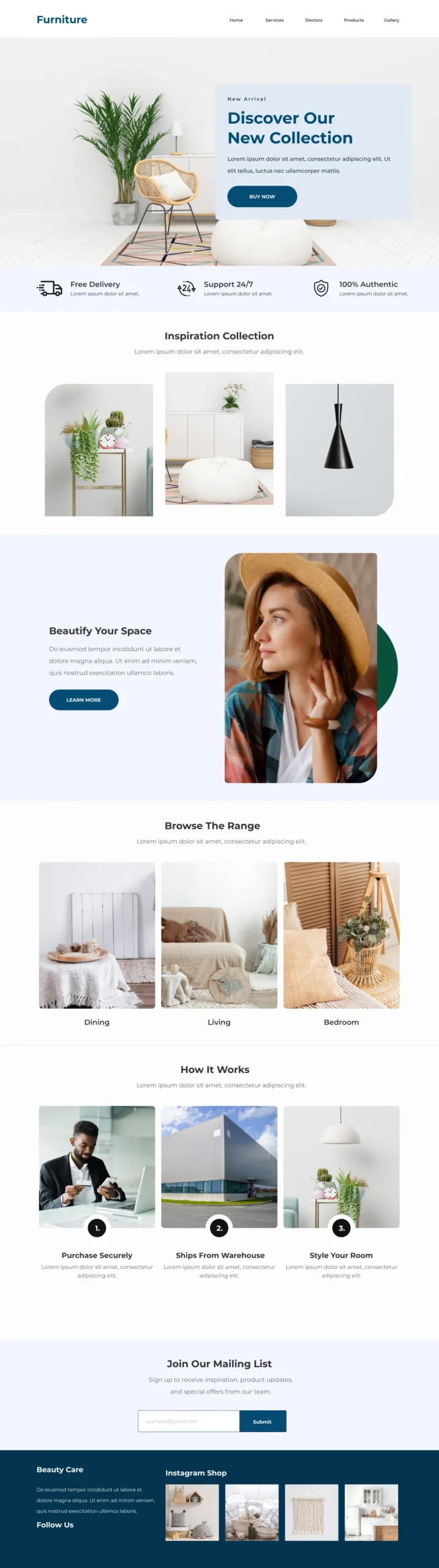 Trang bán đồ nội thất