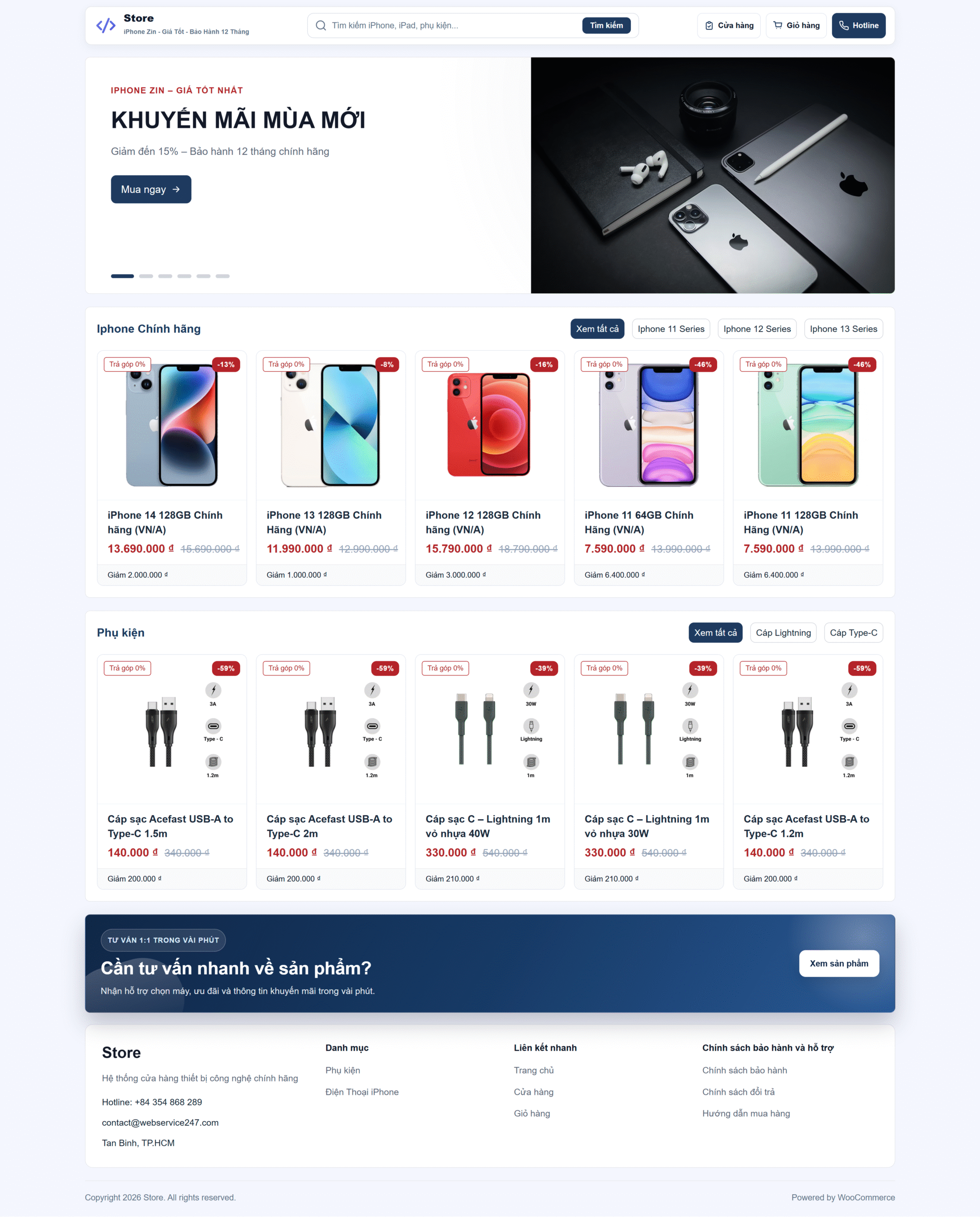 Cửa hàng điện thoại Iphone