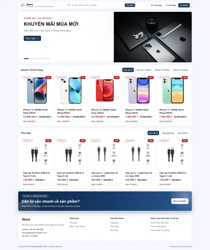 Cửa hàng điện thoại Iphone