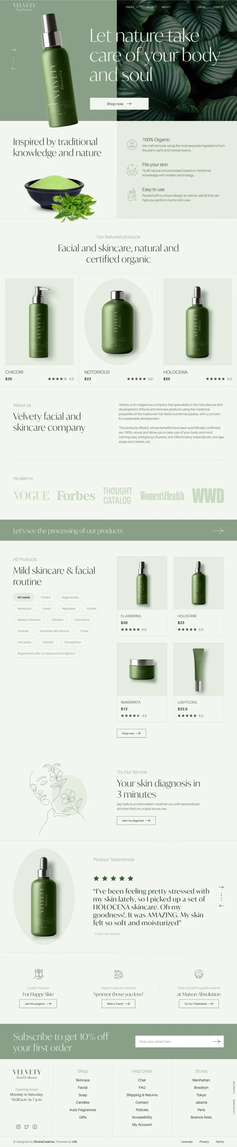 Trang bán đồ skincare